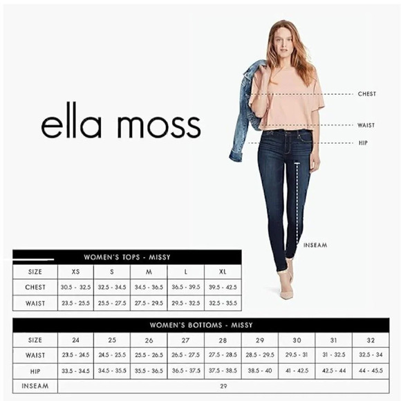 Ella Moss | Long Sleeved Ribbed V-Neck Sweater | Grey | NWT - Picture 4 of 4